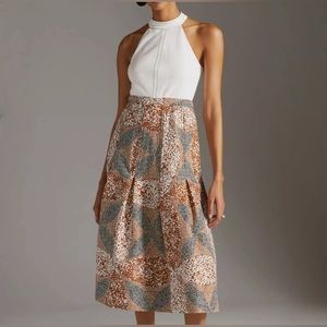 NWOT Anthropologie Sleeveless Mock Neck Twofer Dress - Size Medium